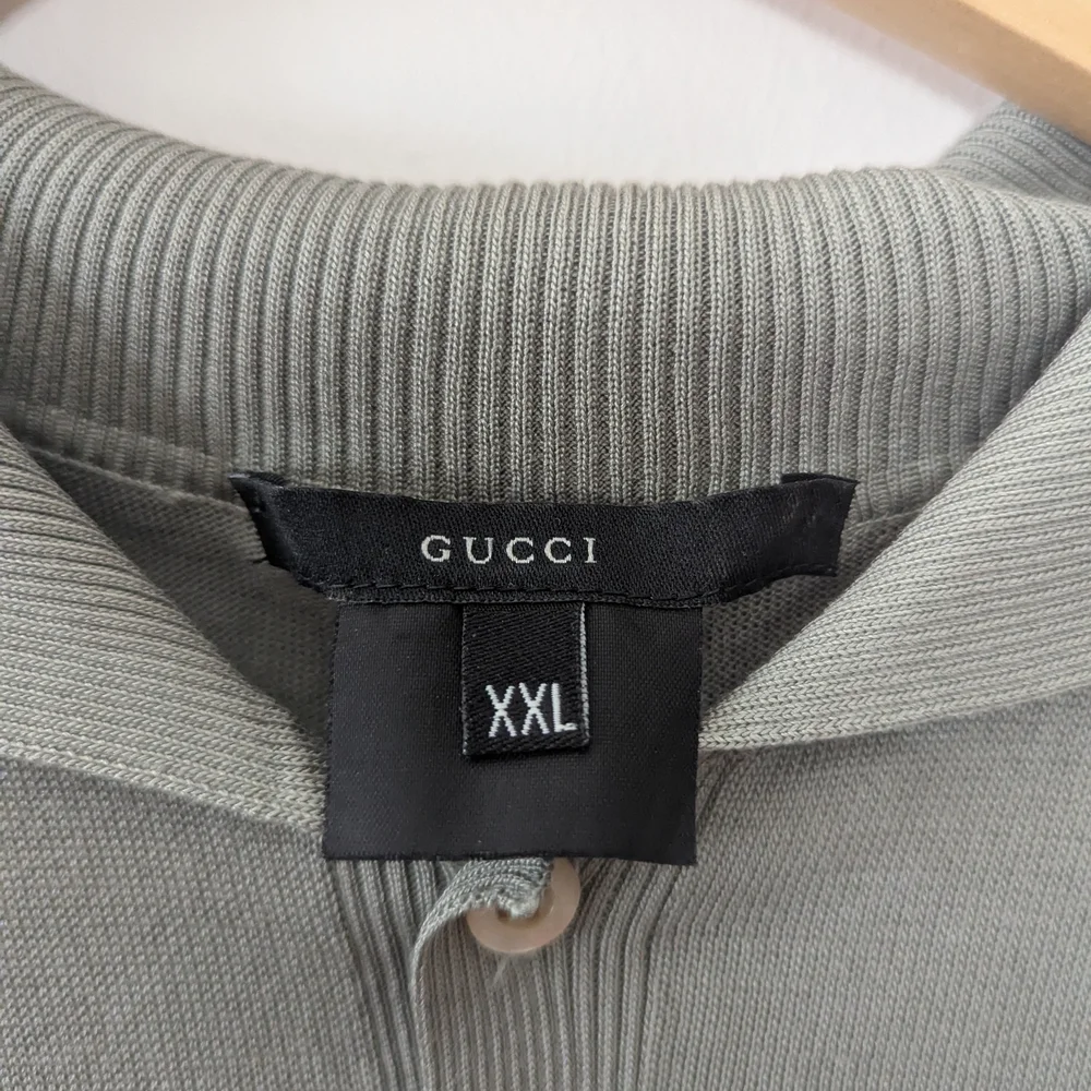 Gucci Green Polo Shirt Relaxed Fit